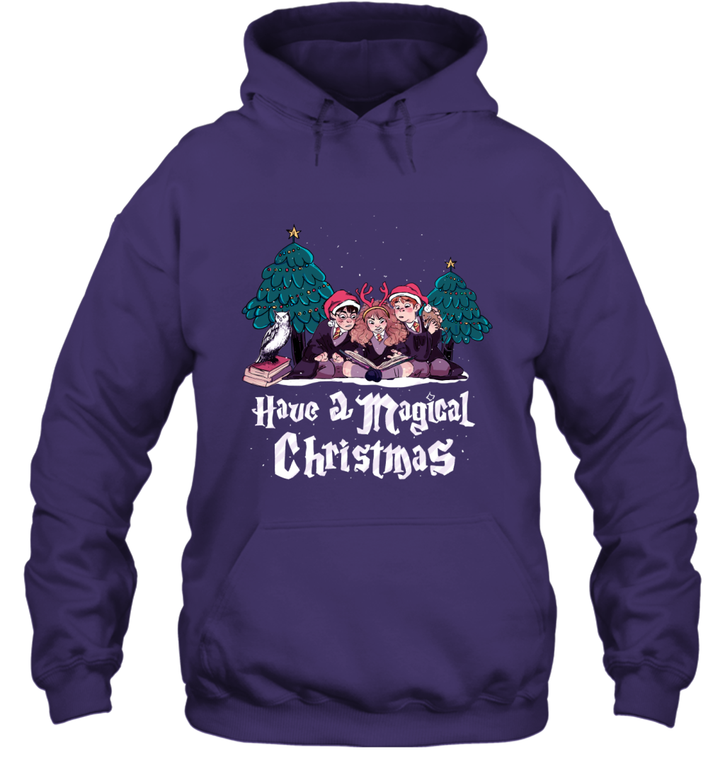 Have A Magical Christmas Harry Potter Hoodie Hoodie Purple