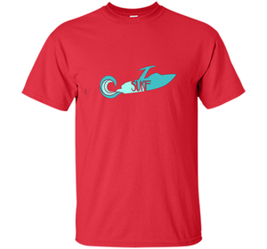 Wakesurf Boat With Retro Wave T-shirt
