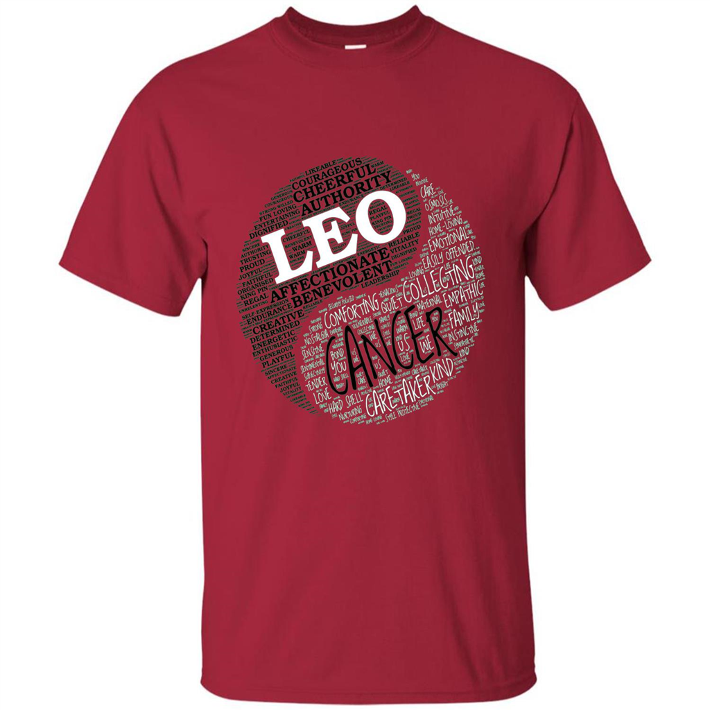 Zodiac Facts T-shirt Women Leo and Cancer T-shirt Cardinal