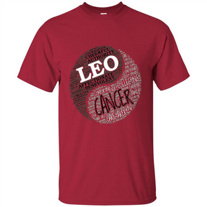 Zodiac Facts T-shirt Women Leo and Cancer T-shirt