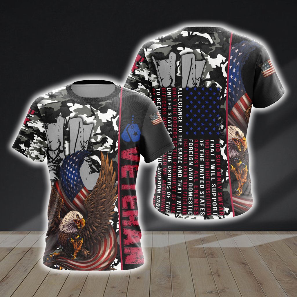 Veteran 3D T-shirt
