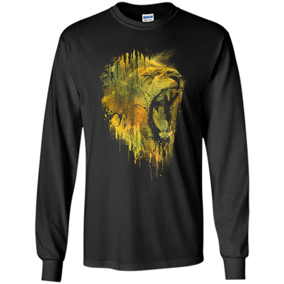 Lion Drip T-shirt Black
