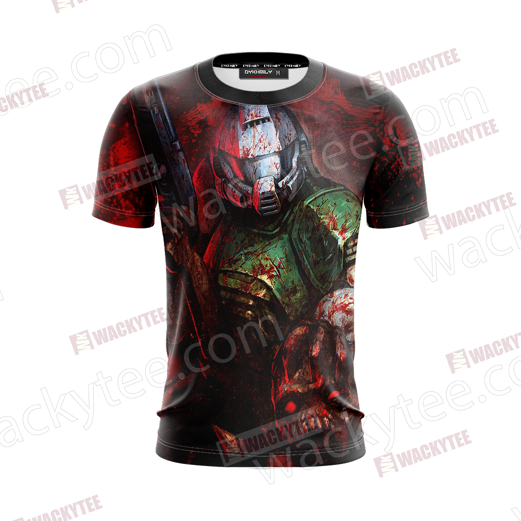 Doom - Doomguy Unisex 3D T-shirt