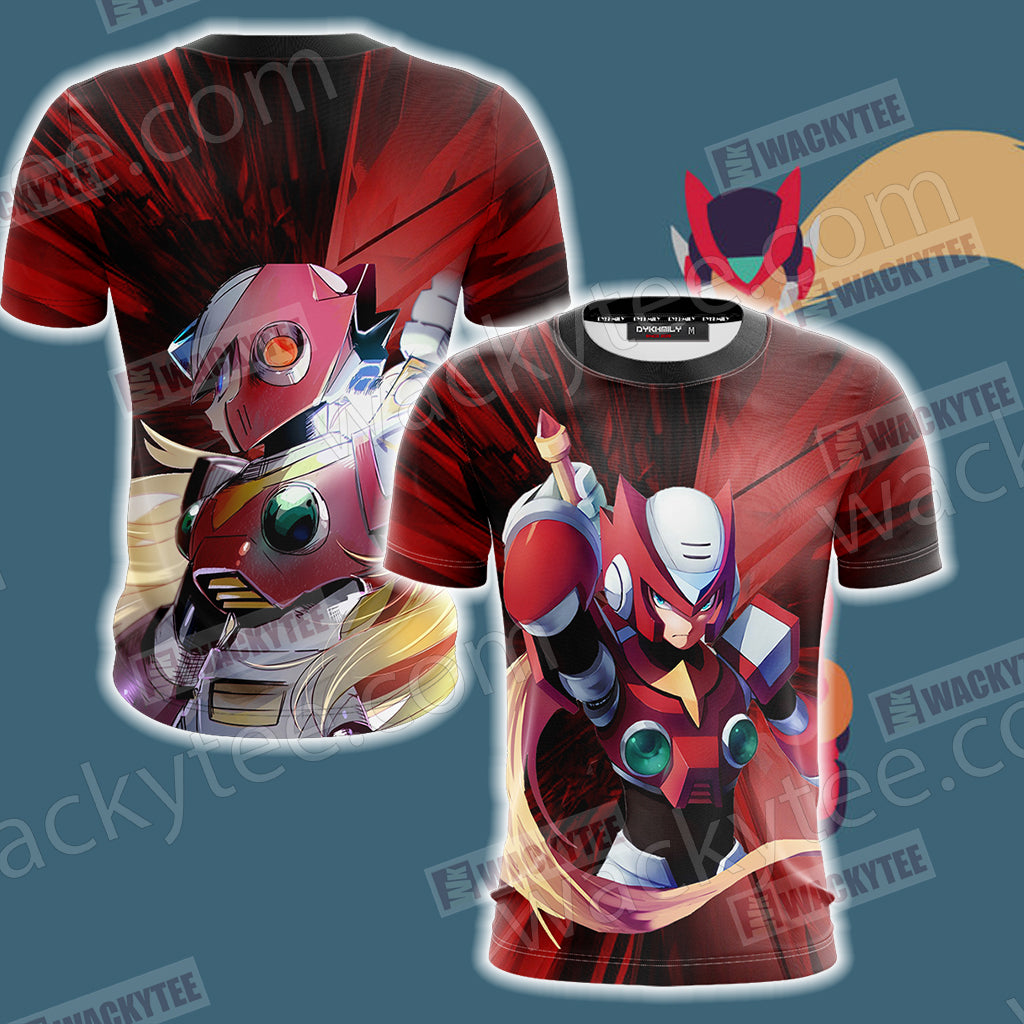 Megaman - Zero Unisex 3D T-shirt T-shirt