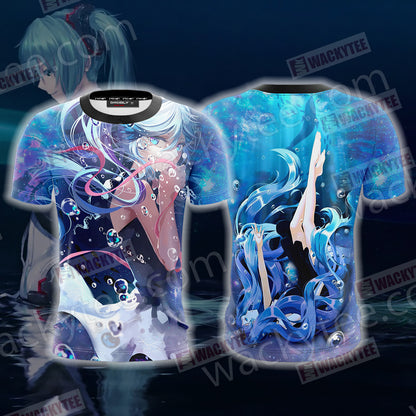 Hatsune Miku New Unisex 3D T-shirt T-shirt