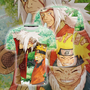 Naruto And Jiraiya Unisex 3D T-shirt