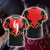 Tekken Jin Kazama Red Flame Unisex 3D T-shirt