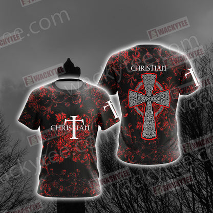 Cross Gothic Christian Unisex 3D T-shirt