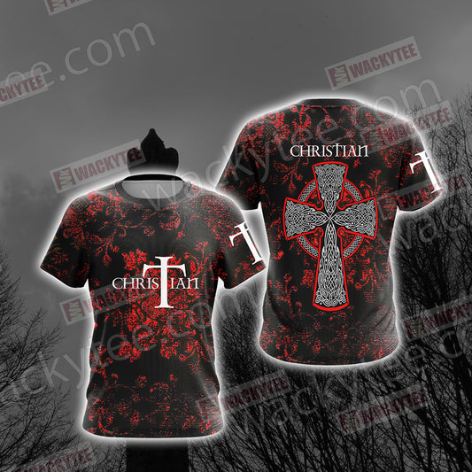Cross Gothic Christian Unisex 3D T-shirt