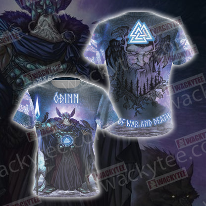 Odin - God Of War And Death Unisex 3D T-shirt