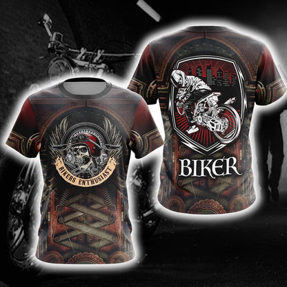 Biker Enthusiast Unisex 3D T-shirt