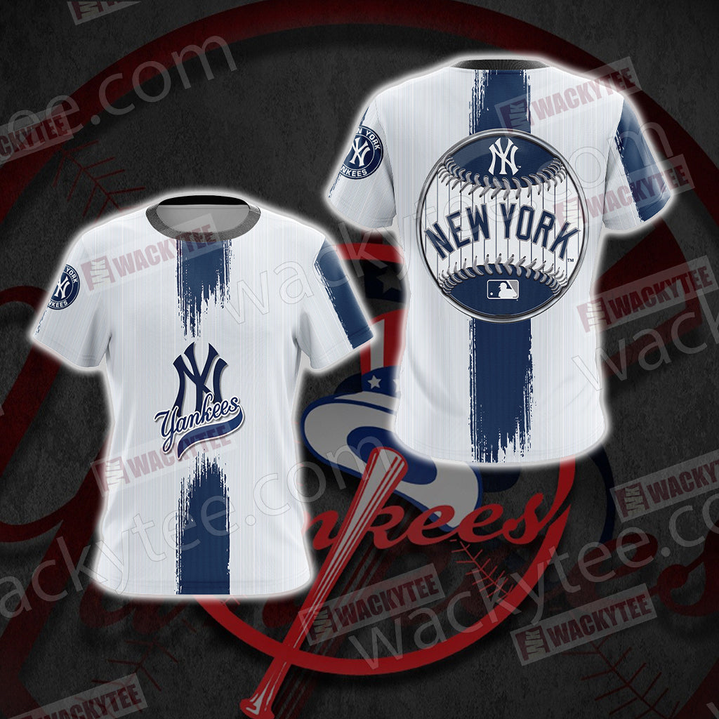 New York, New York T-Shirt | Prinkshop | Social Goods M / White/Blue