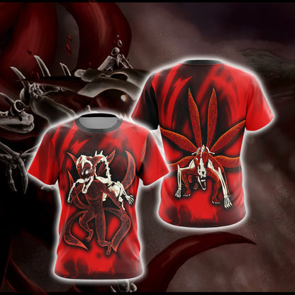 Naruto - Kyuubi 6 tails Unisex 3D T-shirt T-shirt