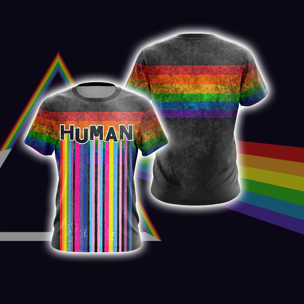 LGBT - Human Unisex 3D T-shirt