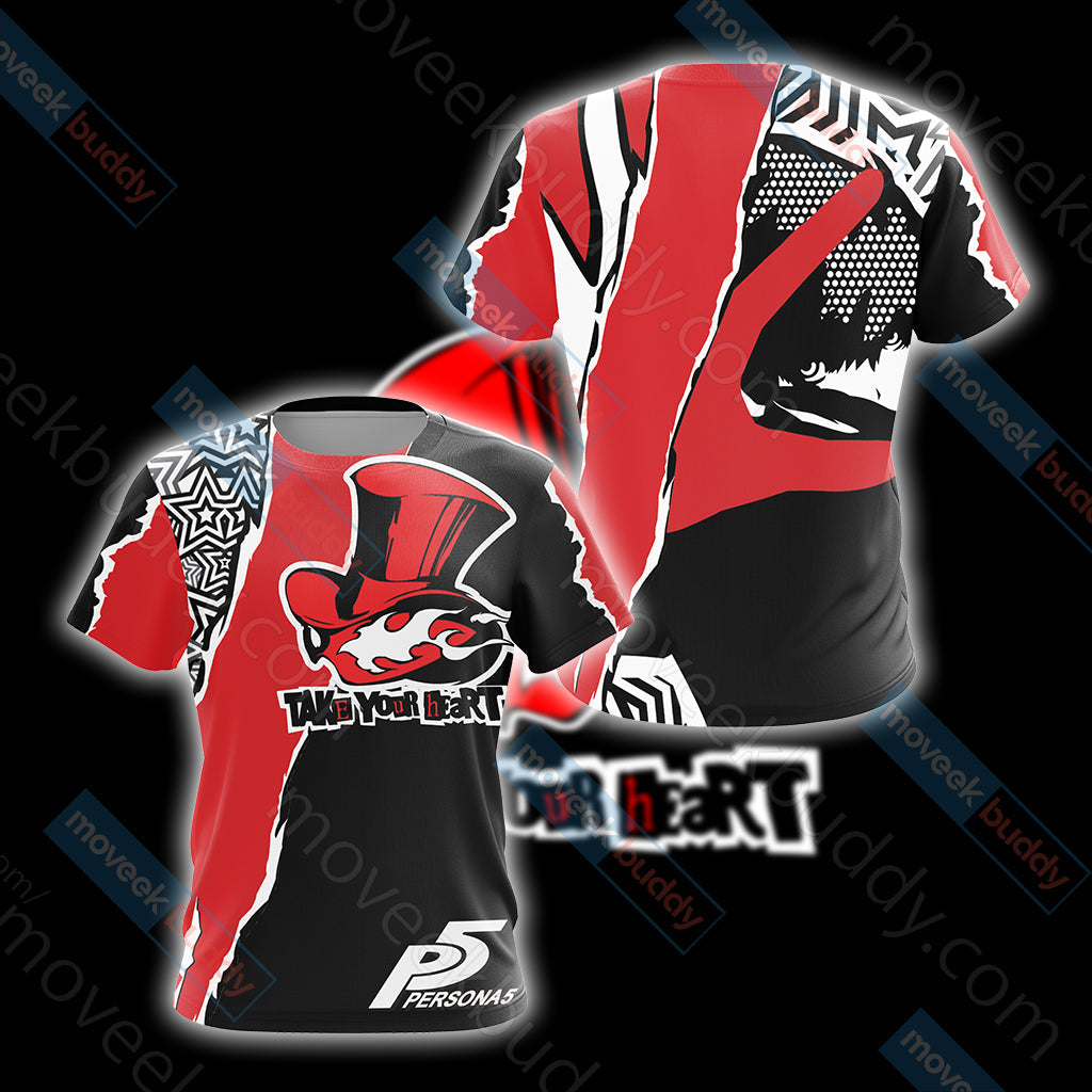 Persona 5 New Look Unisex 3D T-shirt S  