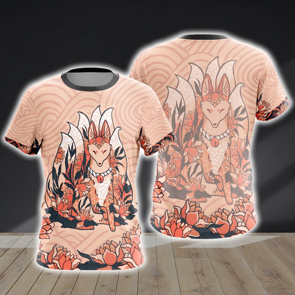 Nine Tail Fox Unisex 3D T-shirt