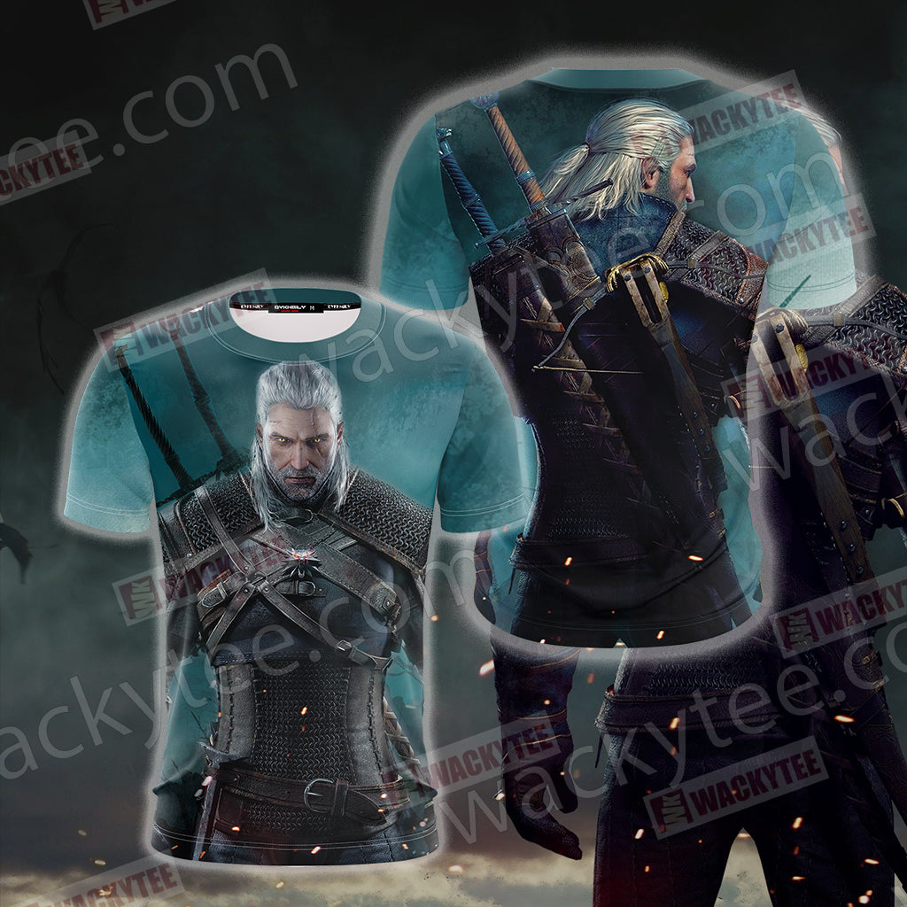 The Witcher: Wild Hunt Geralt of Rivia Unisex 3D T-shirt