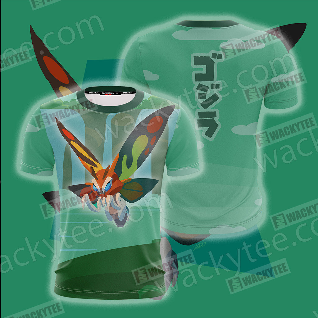 Godzilla King Of The Monsters Mothra New Style Unisex 3D T-shirt