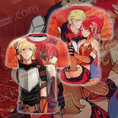 RWBY Jaune and Pyrrha Unisex 3D T-shirt T-shirt