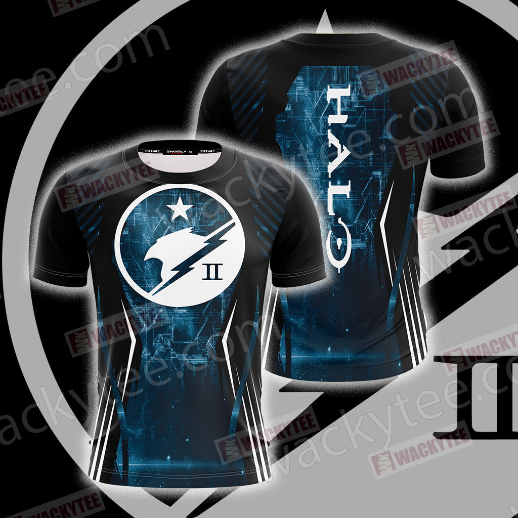 Halo - Blue Team Unisex 3D T-shirt T-shirt