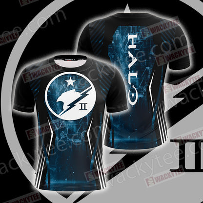 Halo - Blue Team Unisex 3D T-shirt T-shirt
