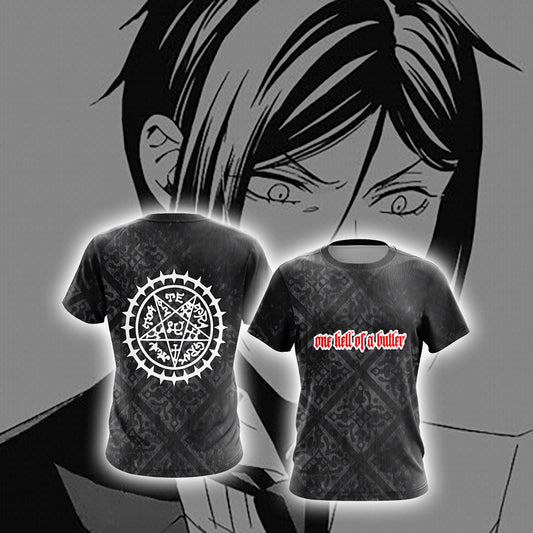 Kuroshitsuji One Hell of a Butler New Look Unisex 3D T-shirt