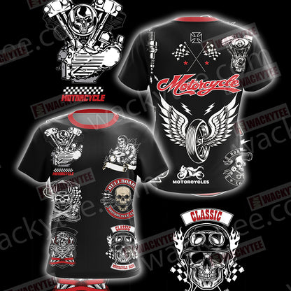 Motorcycle Unisex 3D T-shirt