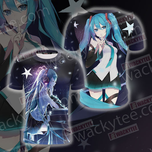 Hatsune Miku Unisex 3D T-shirt