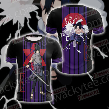 Naruto - Uchiha Sasuke Unisex 3D T-shirt T-shirt