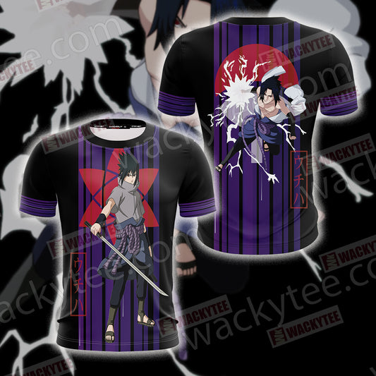 Naruto - Uchiha Sasuke Unisex 3D T-shirt T-shirt