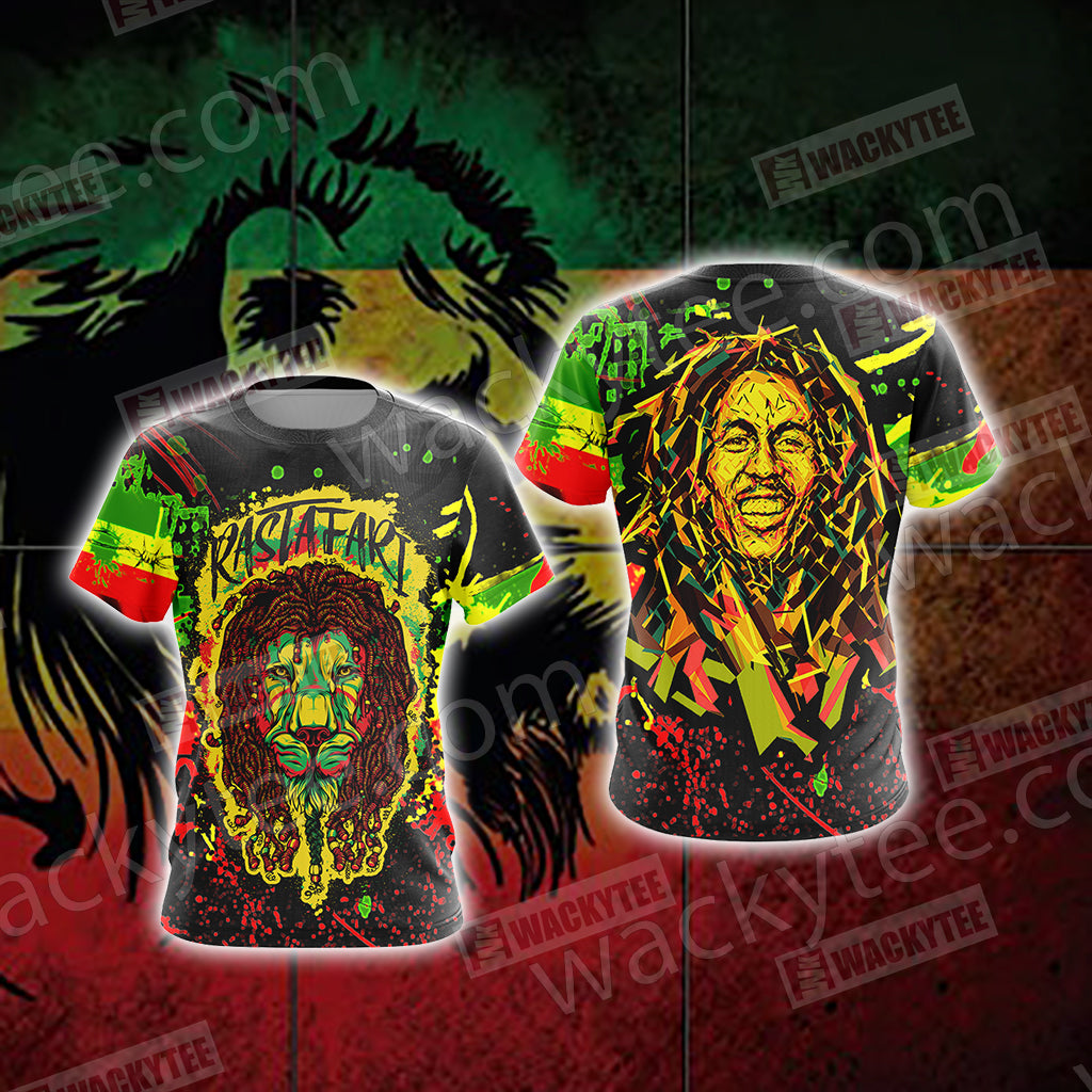 Bob Marley - Rastafari Unisex 3D T-shirt