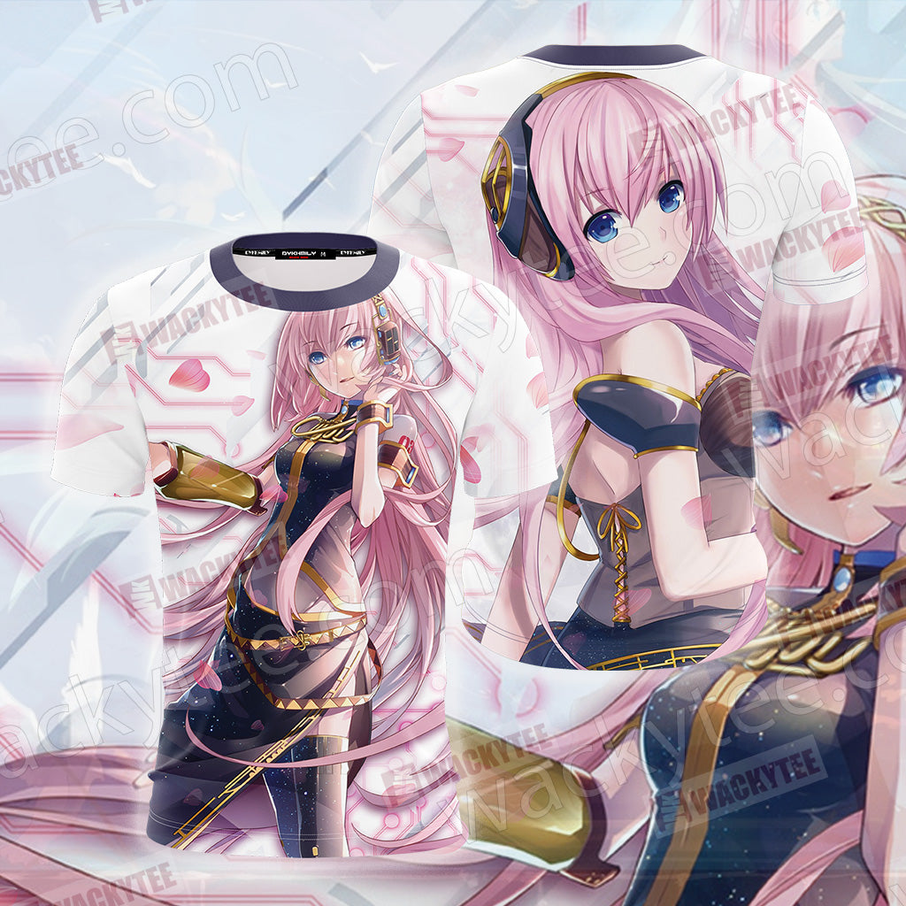 Megurine Luka New 3D T-shirt T-shirt