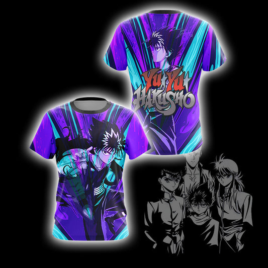 Yu Yu Hakusho - Hiei Unisex 3D T-shirt T-shirt