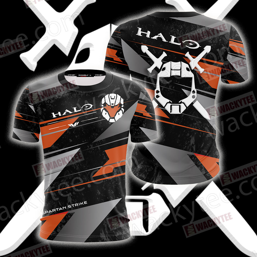 Halo - Spartans Helmet Unisex 3D T-shirt