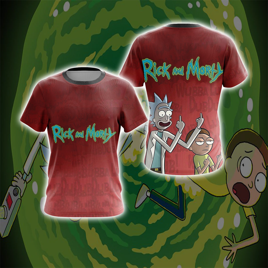 Rick and Morty New Look Worlds Unisex 3D T-shirt T-shirt