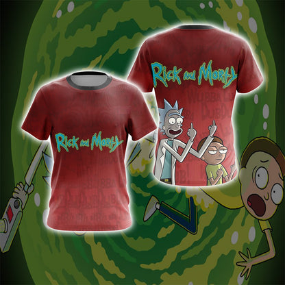 Rick and Morty New Look Worlds Unisex 3D T-shirt T-shirt