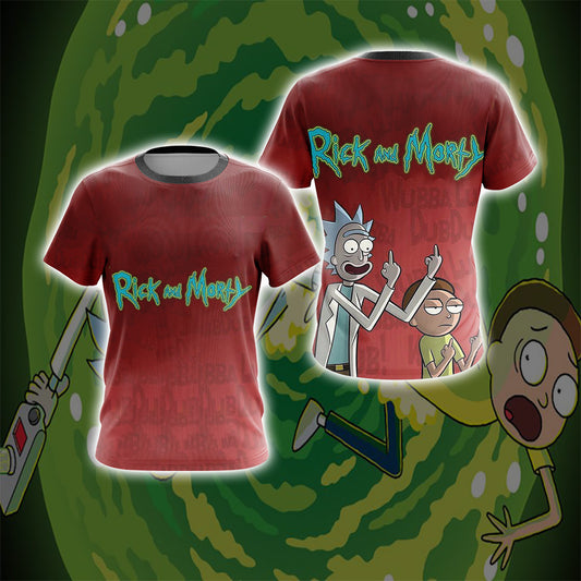 Rick and Morty New Look Worlds Unisex 3D T-shirt T-shirt