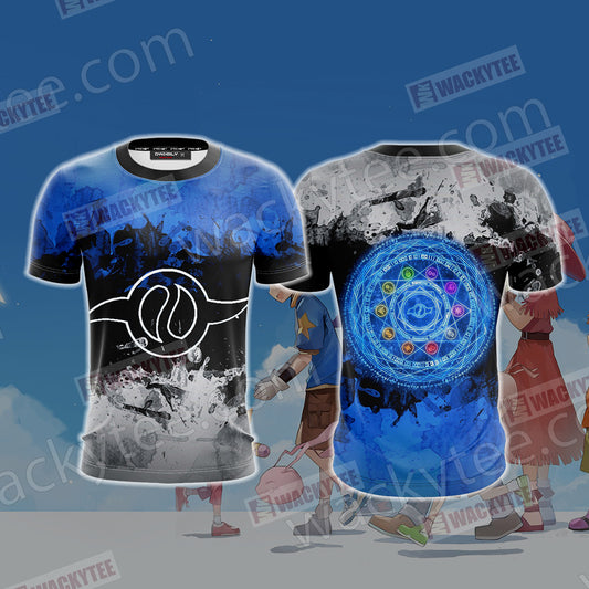 Digimon The Crest Of Friendship New Look 3D T-shirt T-shirt