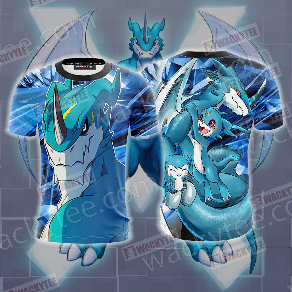 Digimon ExVeemon Unisex 3D T-shirt T-shirt