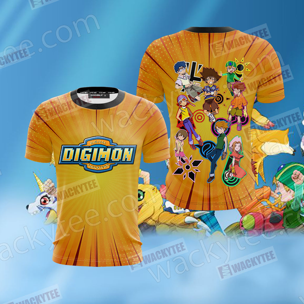 Digimon Digidestined Unisex 3D T-shirt
