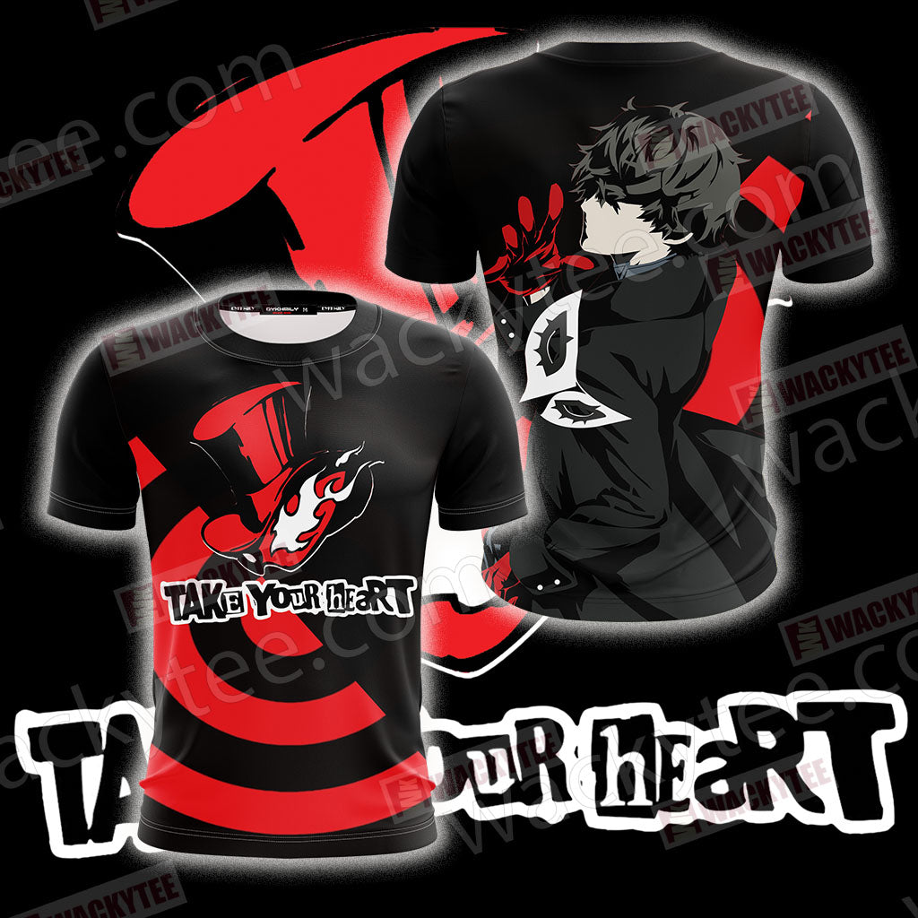 Persona 5 - Phantom Thieves Symbol Unisex 3D T-shirt T-shirt