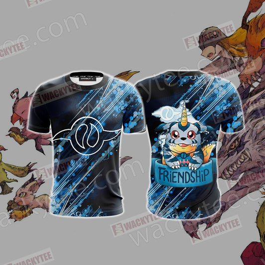 Digimon - The Crest Of Friendship Unisex 3D T-shirt T-shirt