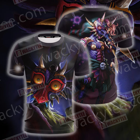 The Legend Of Zelda: Majora Skull Kid Unisex 3D T-shirt T-shirt
