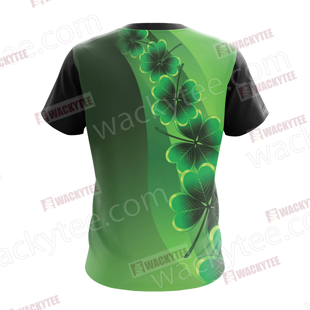 Unicorn Happy Saint Patrick's Day Unisex 3D T-shirt