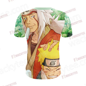 Naruto And Jiraiya Unisex 3D T-shirt