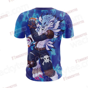 Digimon Weregarurumon Unisex 3D T-shirt