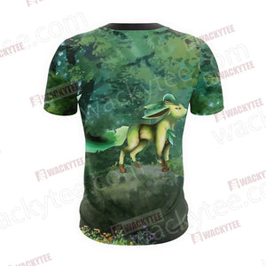 Pokemon Leafeon Unisex 3D T-shirt