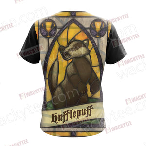 Harry Potter Hogwarts Hufflepuff House New Collection Unisex 3D T-shirt