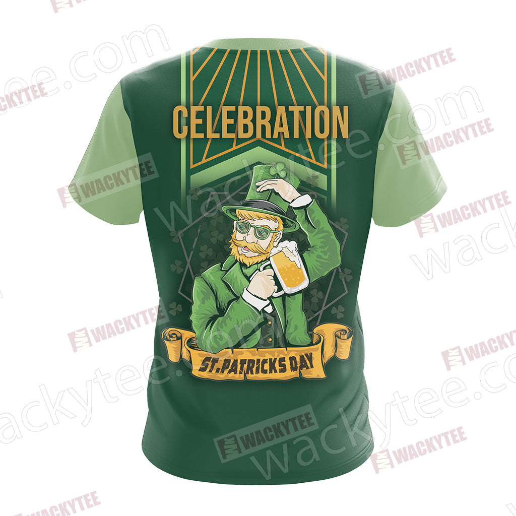 Happy Saint Patrick's Day Have A Lucky Day Unisex 3D T-shirt