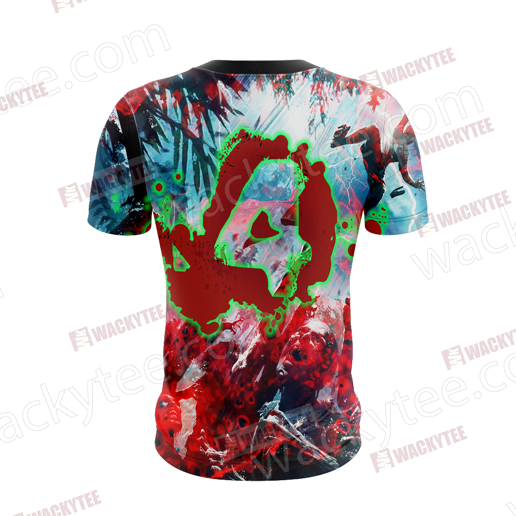 Left 4 Dead Video Game Unisex 3D T-shirt